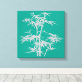 禅竹アジアスタイル竹工芸 キャンバスプリント (インサイチュ (ウッドフロア))