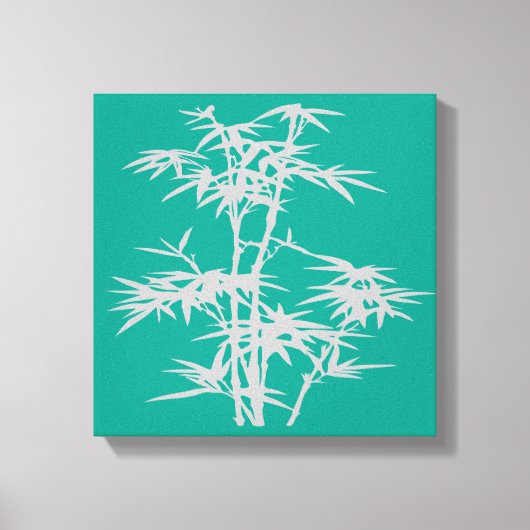 禅竹アジアスタイル竹工芸 キャンバスプリント (正面)