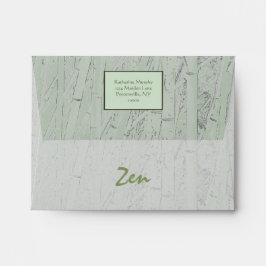 「禅竹」の封筒 封筒