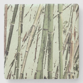 「禅竹」石コースター ストーンコースター