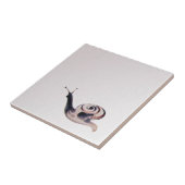 禅絵画のカタツムリ タイル (側面)