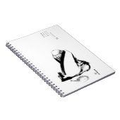 禅絵画達磨の達磨松花田 ノートブック (右側)