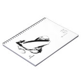 禅絵画達磨の達磨松花田 ノートブック (左側)