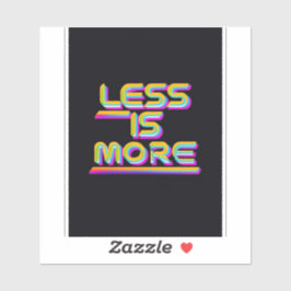 禅考えより小さい シール