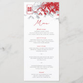 禅葉竹の二重中国の幸結婚せ メニュー (正面)