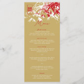 禅葉竹の二重中国の幸結婚せ メニュー (正面)