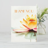 禅蓮の水色 サンキューカード (スタンド正面)