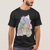 禅蓮華猫 Tシャツ (正面)