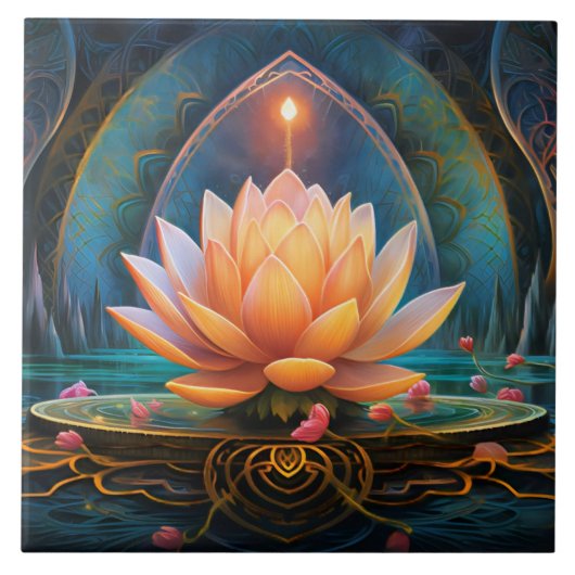 禅陶磁器タイル タイル (正面)