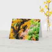 禅鮮やか園 カード (黄色い花)