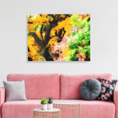 禅鮮やか園 キャンバスプリント (インサイチュ (リビング))