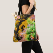 禅鮮やか園 トートバッグ (クローズアップ)