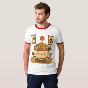 禅麺の瞑想 Tシャツ