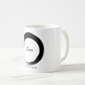 禅: それをシンプル保って下さい コーヒーマグカップ (正面右)