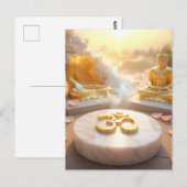 禅 - 仏教 - オム ポストカード (正面/裏面)