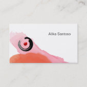 禅 – 水彩 名刺 (正面)