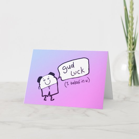 福おもしろい運 カード (正面)