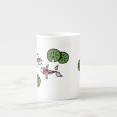 福と平和コイ名物マグカップ ボーンチャイナマグカップ (正面)