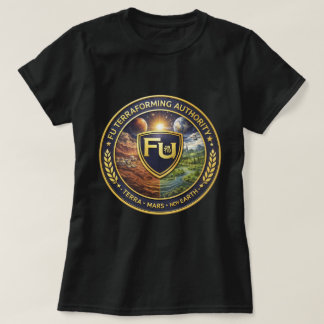福と幸せ 0046265 テラフォーミングオーソリティ Tシャツ