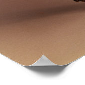 福の女神の型枠のランプ ポスター (角)