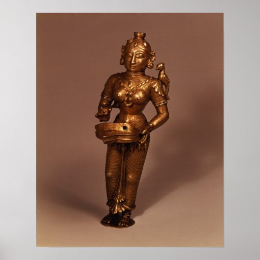 福の女神の型枠のランプ ポスター (正面)