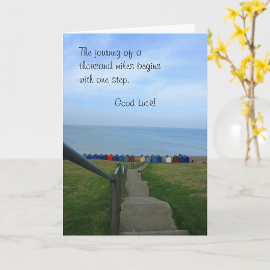 福の旅 カード (黄色い花)