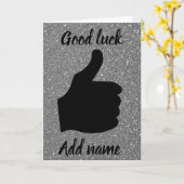 福パーソナライズされた札 カード (黄色い花)