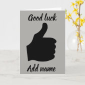 福パーソナライズされた運カード カード (黄色い花)