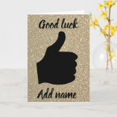 福パーソナライズされた運カード カード (黄色い花)