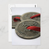 福中国の銭 ポストカード (正面/裏面)