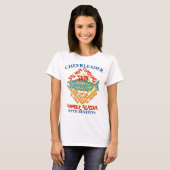 福利付きチアリーダーハッピーアワーナイト Tシャツ (正面フル)
