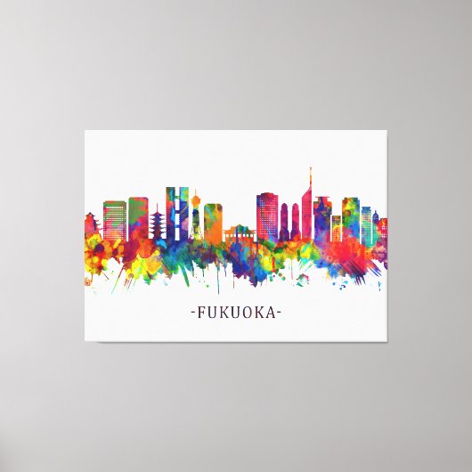 福岡ジャパン・スカイライン キャンバスプリント (正面)