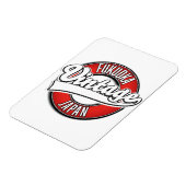 福岡日本ヴィンテージスタイルロゴ マグネット (左側)