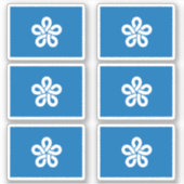 福岡県国旗 シール (正面)