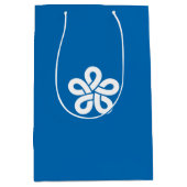 福岡県国旗 ミディアムペーパーバッグ (正面)