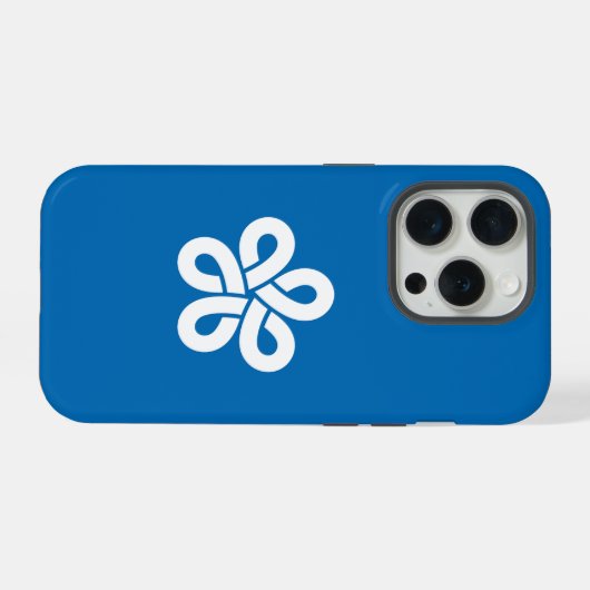 福岡県国旗 iPhoneケース (裏面横)