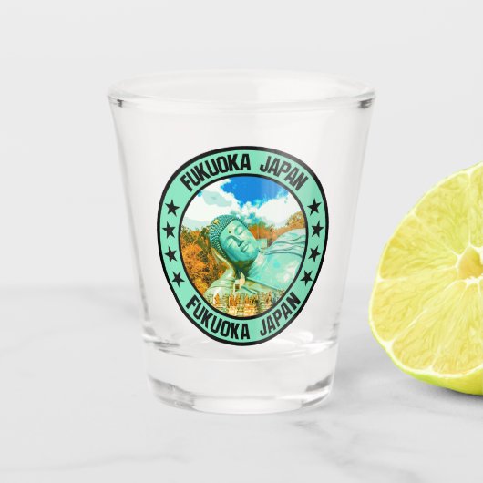 福岡 ショットグラス (正面)