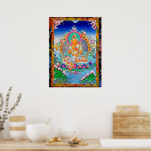 福慧度母Wisdom n Wealth Taraポスター ポスター (キッチン)