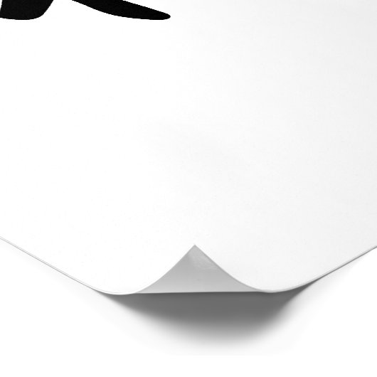 福日本のの漢字 – Fuku ポスター (角)