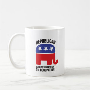 -福祉が職業ではないので共和党! コーヒーマグカップ