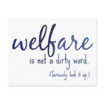 福祉は汚い言葉ではない