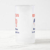 福祉は職業マグではないです フロストグラスビールジョッキ (中央)