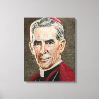 福者フルトン・J・シーンの肖像画 キャンバスプリント