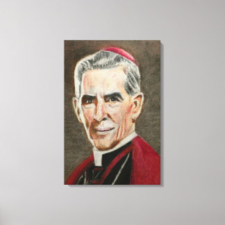 福者フルトン・J・シーン肖像画 キャンバスプリント