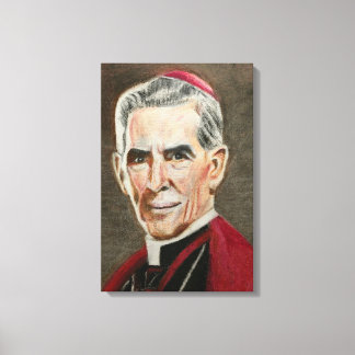 福者フルトン・J・シーン肖像画 キャンバスプリント