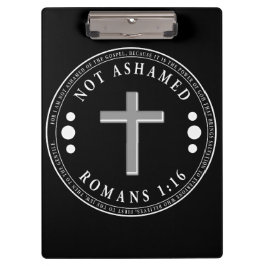 福音のキリスト教の聖句を恥じない クリップボード