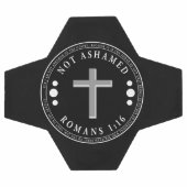 福音のキリスト教の聖句を恥じない サッカーボール (フラット)