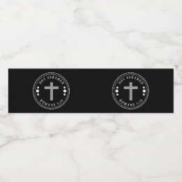 福音のキリスト教の聖句を恥じない ペットボトルラベル