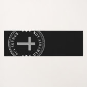 福音のキリスト教の聖句を恥じない ヨガマット (裏面(横))