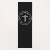 福音のキリスト教の聖句を恥じない ヨガマット (正面)